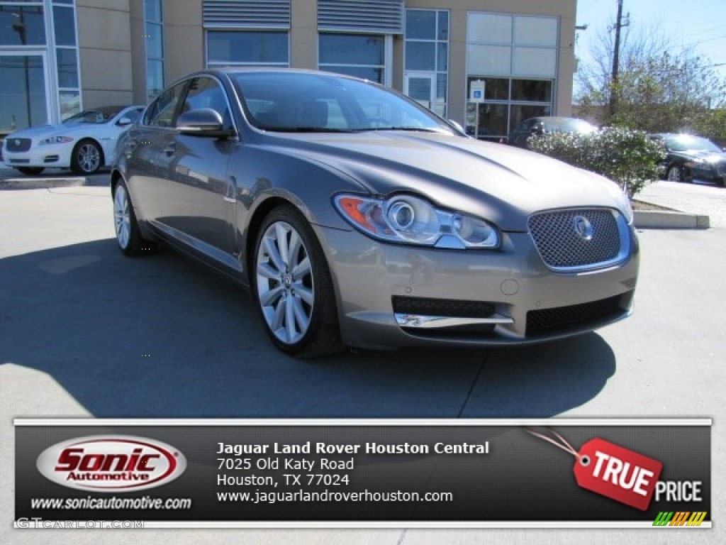 2010 XF Premium Sport Sedan - Vapour Grey Metallic / Warm Charcoal photo #1