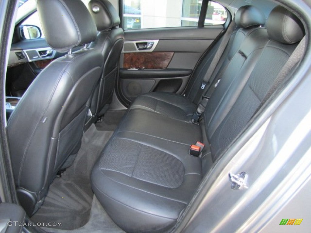 2010 Jaguar XF Premium Sport Sedan Rear Seat Photo #77167643