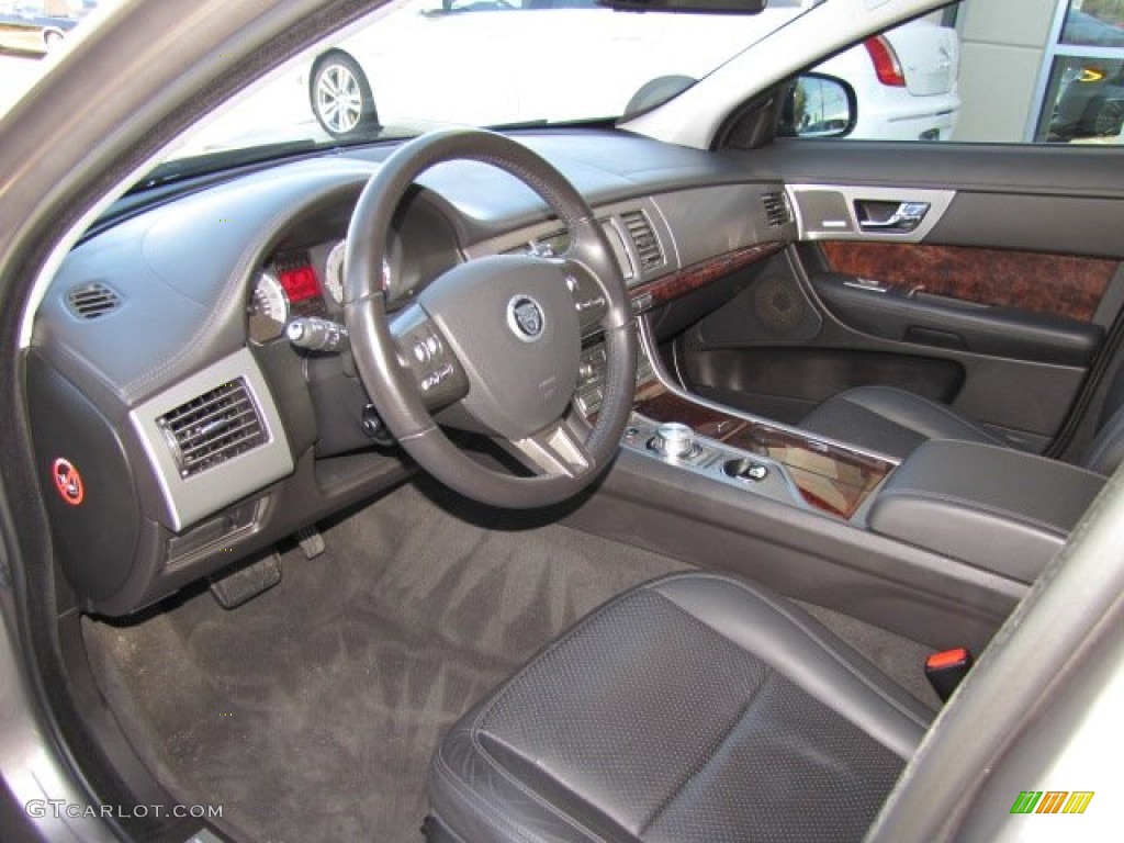 Warm Charcoal Interior 2010 Jaguar XF Premium Sport Sedan Photo #77167837