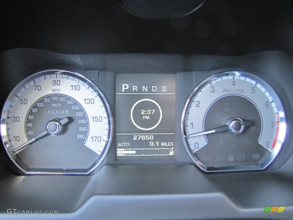2010 Jaguar XF Premium Sport Sedan Gauges Photo #77167950