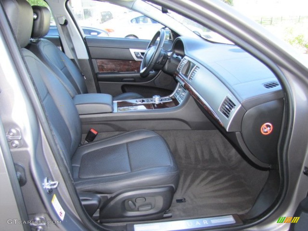 Warm Charcoal Interior 2010 Jaguar XF Premium Sport Sedan Photo #77168096