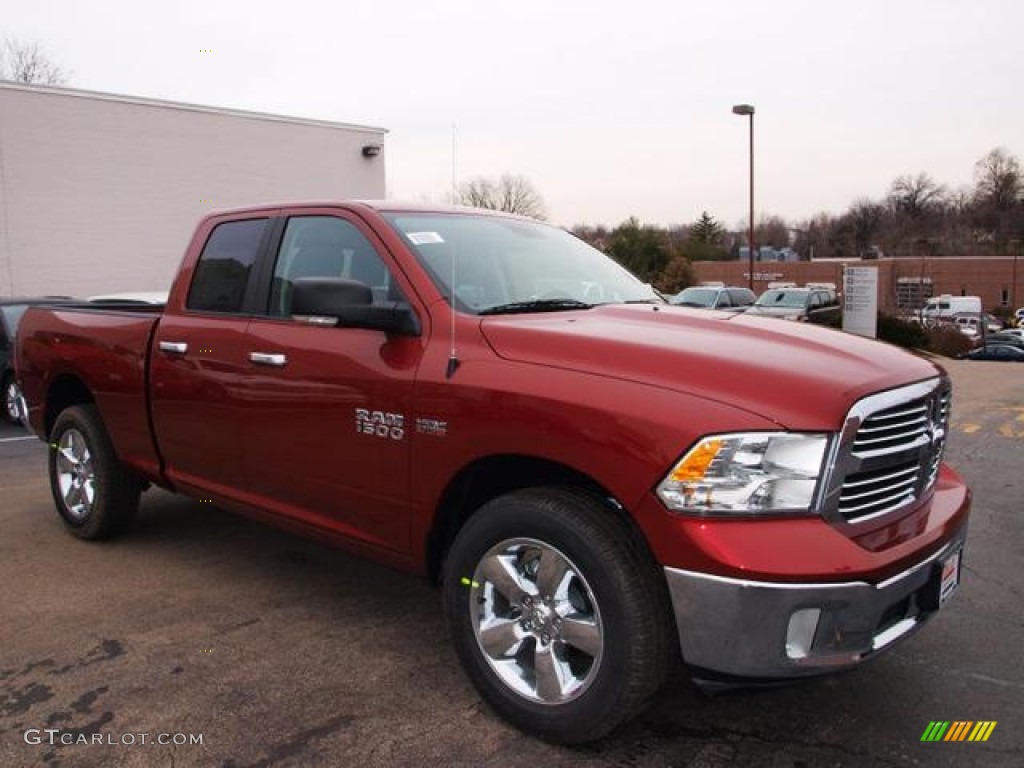 Deep Cherry Red Pearl 2013 Ram 1500 Big Horn Quad Cab 4x4 Exterior Photo #77168129