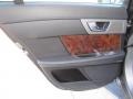 Warm Charcoal 2010 Jaguar XF Premium Sport Sedan Door Panel