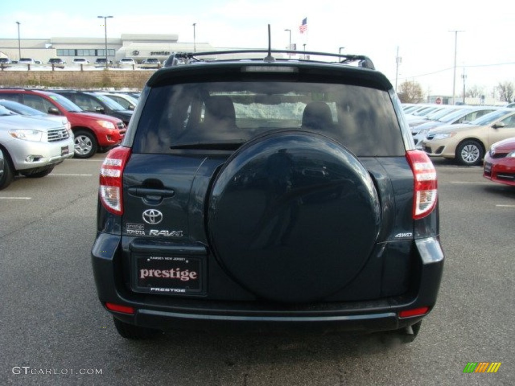 2010 RAV4 I4 4WD - Black Forest Pearl / Sand Beige photo #5