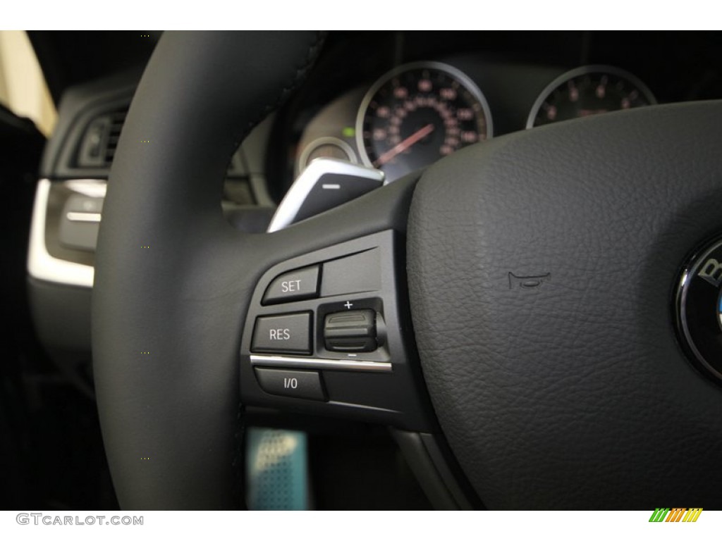 2013 5 Series 550i Sedan - Carbon Black Metallic / Black photo #24