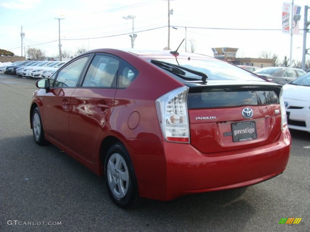 2010 Prius Hybrid IV - Barcelona Red Metallic / Bisque photo #4