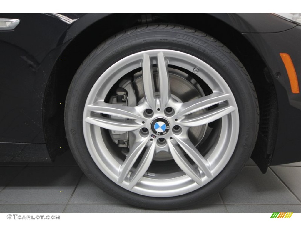 2013 5 Series 550i Sedan - Carbon Black Metallic / Black photo #8