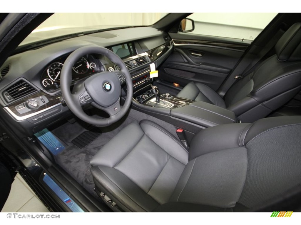 2013 5 Series 550i Sedan - Carbon Black Metallic / Black photo #11