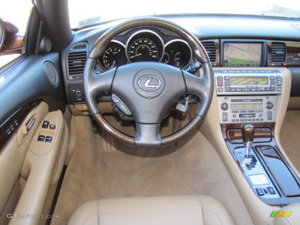 2006 Lexus SC 430 Pebble Beach Edition Camel Dashboard Photo #77169317