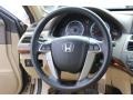 Ivory 2010 Honda Accord EX-L Sedan Steering Wheel