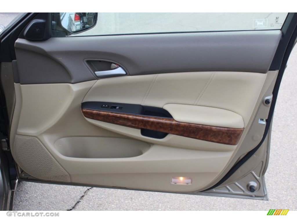 2010 Honda Accord EX-L Sedan Ivory Door Panel Photo #77169993