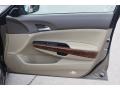 Ivory 2010 Honda Accord EX-L Sedan Door Panel