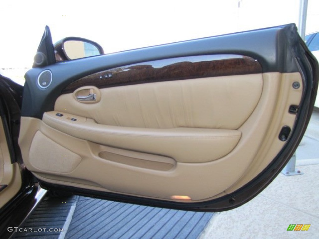 2006 Lexus SC 430 Pebble Beach Edition Camel Door Panel Photo #77169999