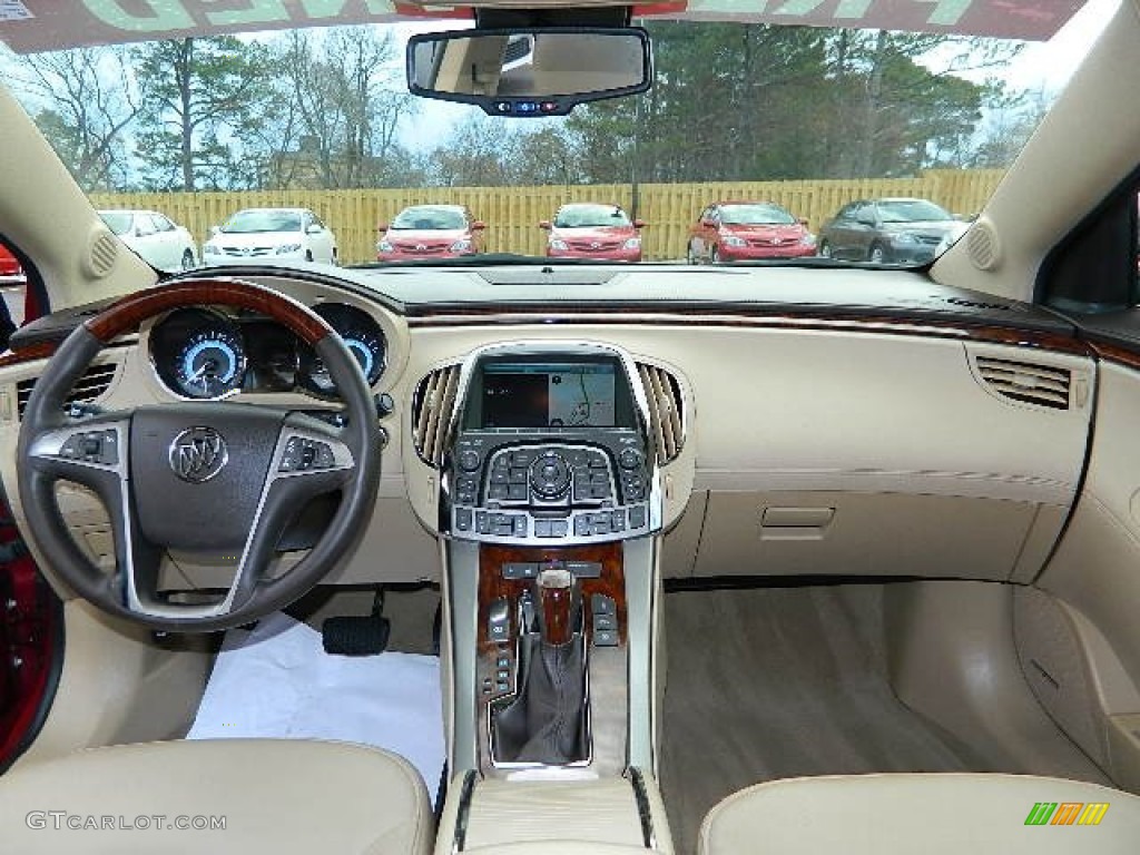 2010 Buick LaCrosse CXS Cocoa/Light Cashmere Dashboard Photo #77170367