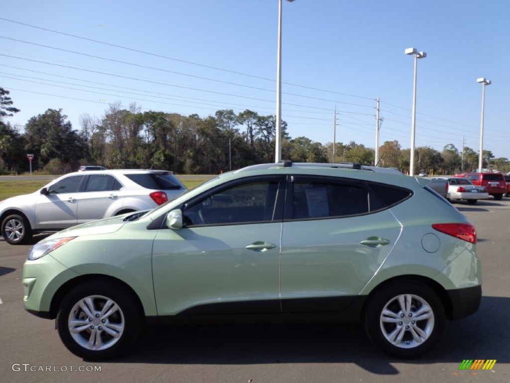 Kiwi Green 2013 Hyundai Tucson GLS Exterior Photo #77170454