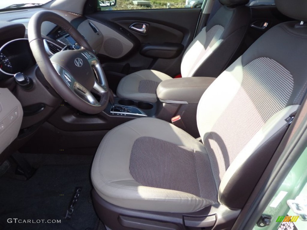 Taupe Interior 2013 Hyundai Tucson GLS Photo #77170487