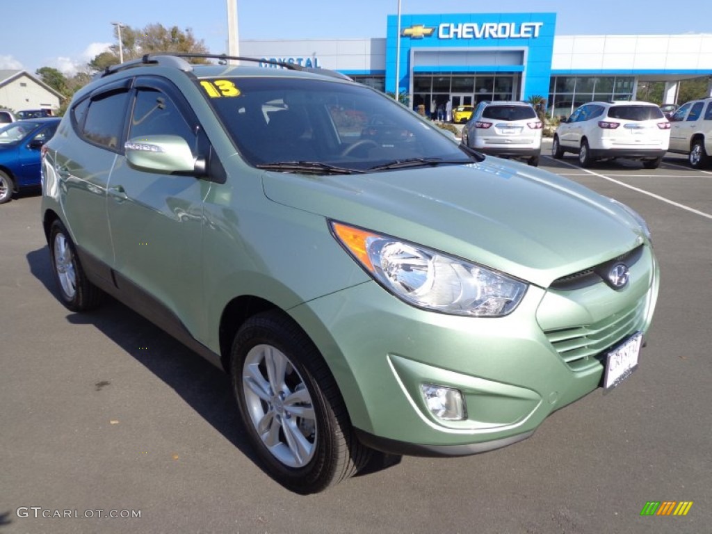 Kiwi Green 2013 Hyundai Tucson GLS Exterior Photo #77170637