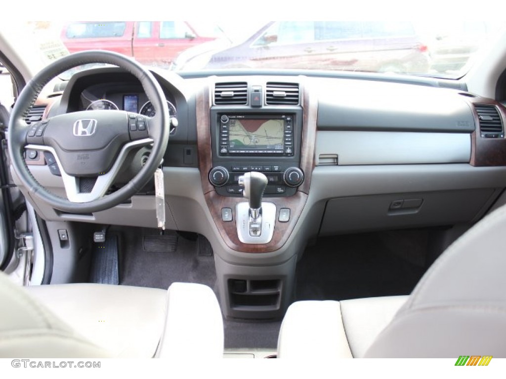 2010 Honda CR-V EX-L AWD Gray Dashboard Photo #77172179