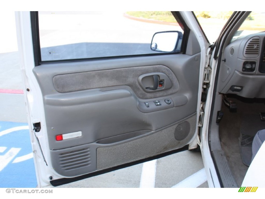 1997 C/K C1500 Silverado Extended Cab - Olympic White / Medium Dark Pewter photo #10