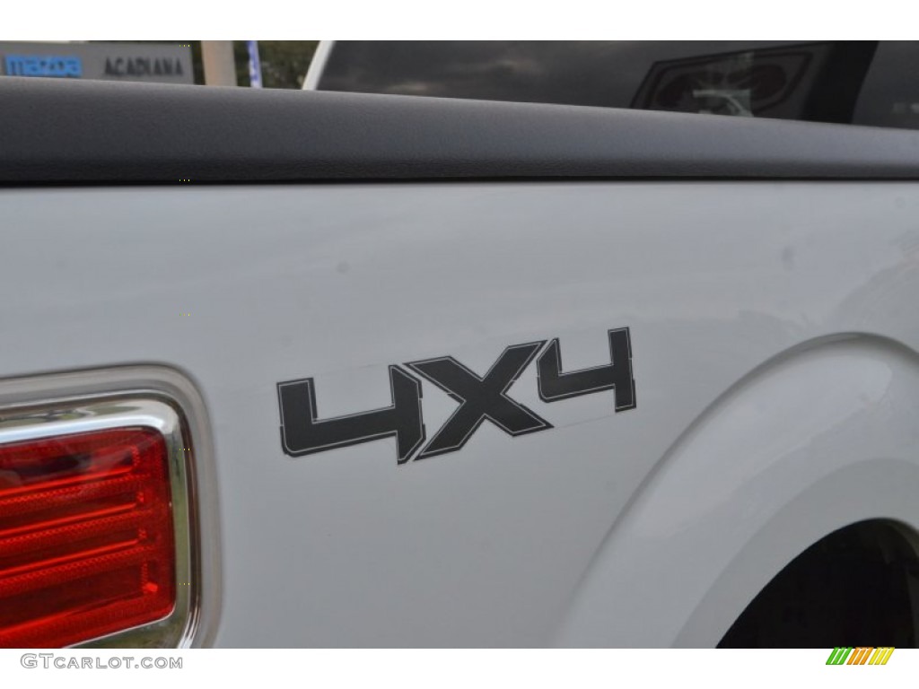2010 F150 XLT SuperCab 4x4 - Oxford White / Tan photo #8
