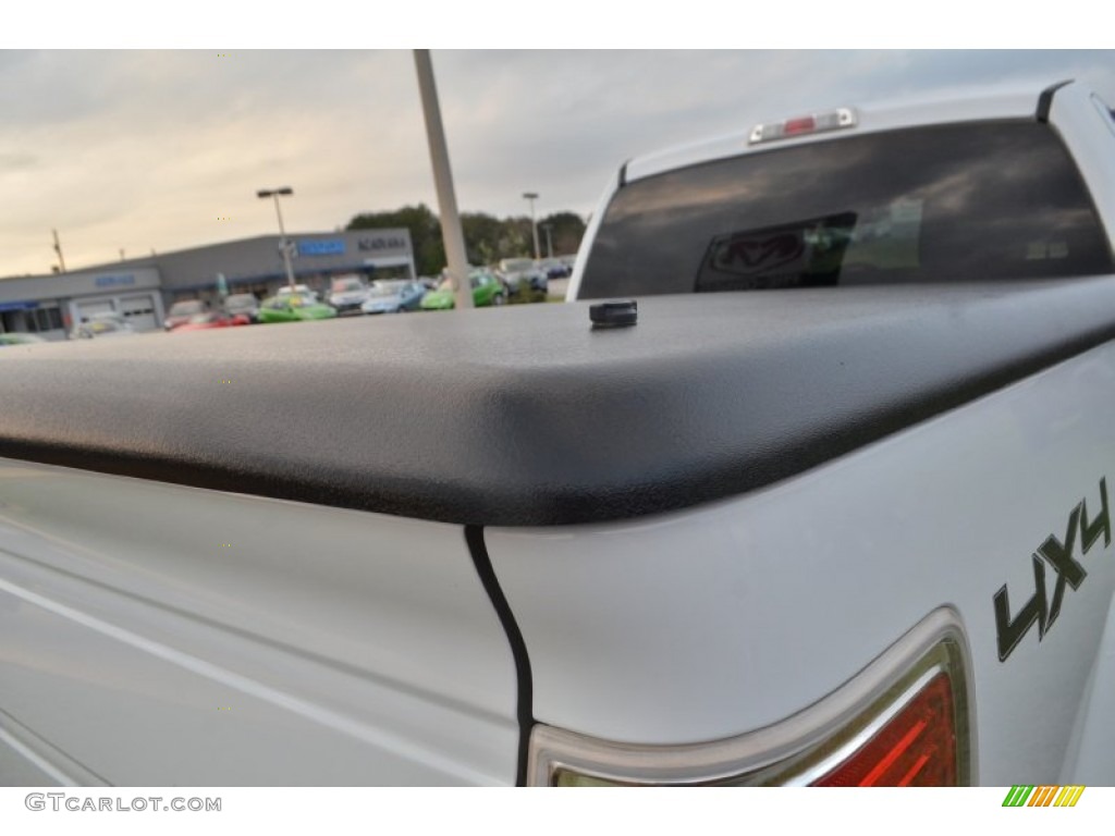 2010 F150 XLT SuperCab 4x4 - Oxford White / Tan photo #9