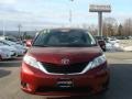 2011 Salsa Red Pearl Toyota Sienna LE  photo #2