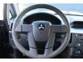 2005 Mitsubishi Endeavor Charcoal Interior Steering Wheel Photo