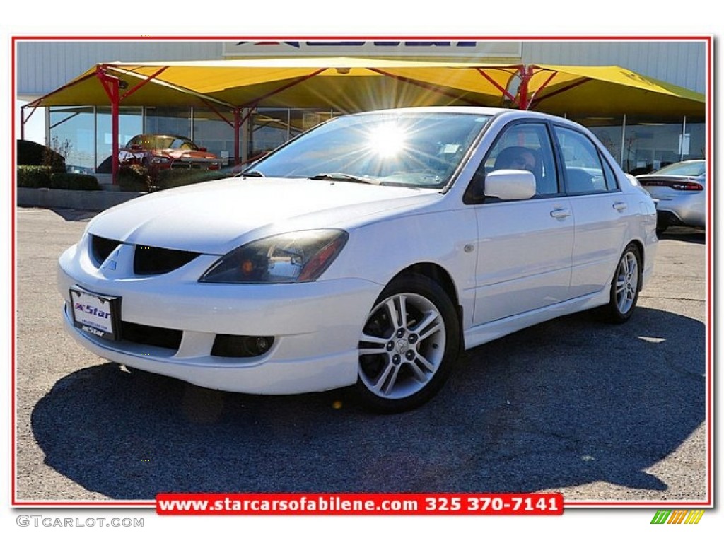 2004 Lancer RALLIART - Innsbruck White / Black/Red photo #1