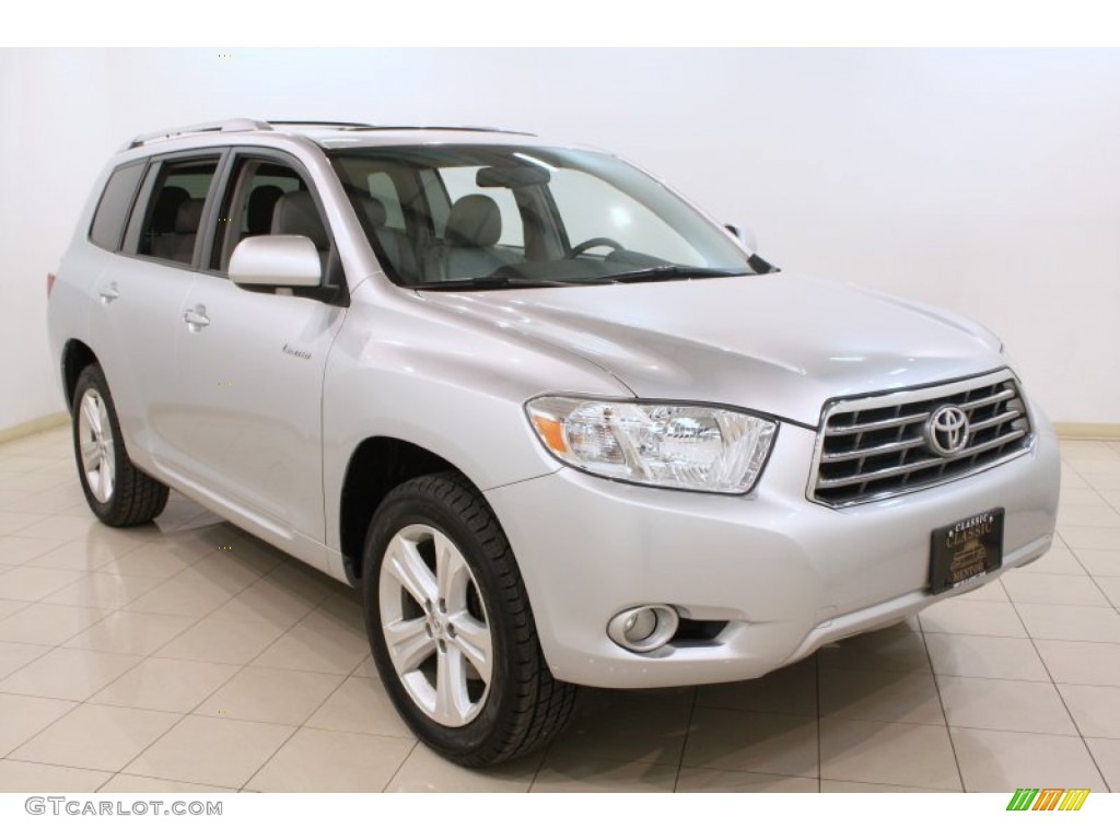 2010 Highlander Limited 4WD - Classic Silver Metallic / Ash photo #1