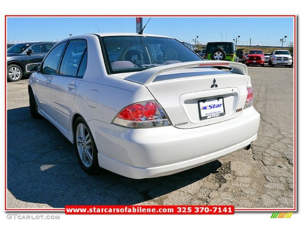 2004 Lancer RALLIART - Innsbruck White / Black/Red photo #3