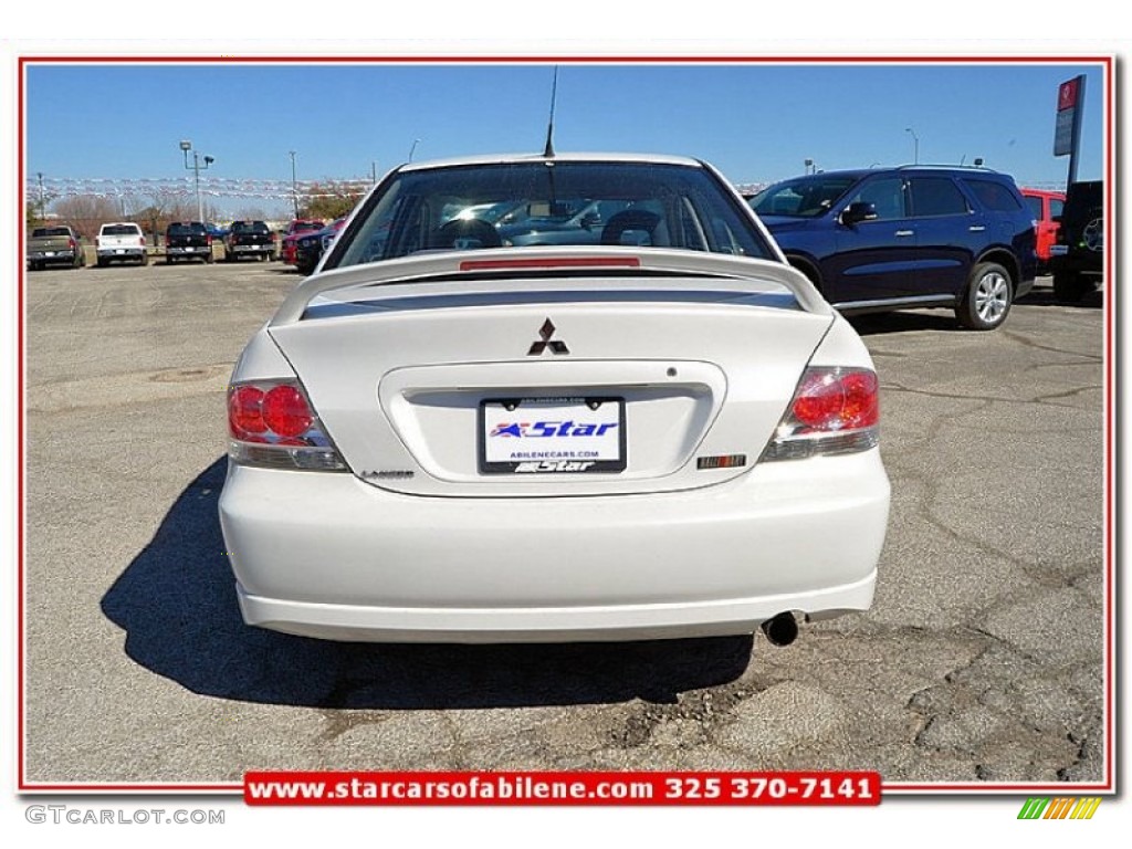 2004 Lancer RALLIART - Innsbruck White / Black/Red photo #4