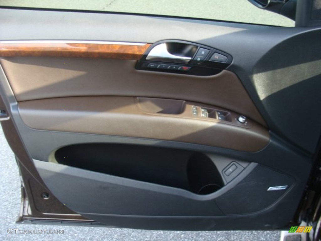 2011 Audi Q7 3.0 TFSI S line quattro Espresso Brown Door Panel Photo #77174063