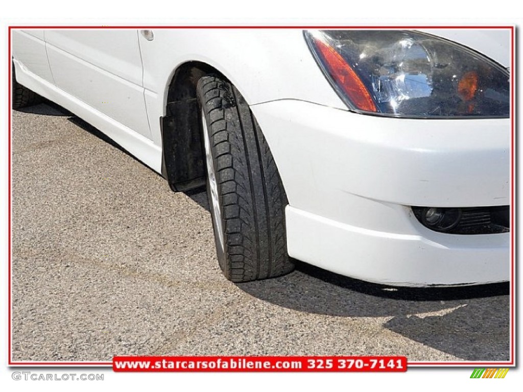 2004 Lancer RALLIART - Innsbruck White / Black/Red photo #10