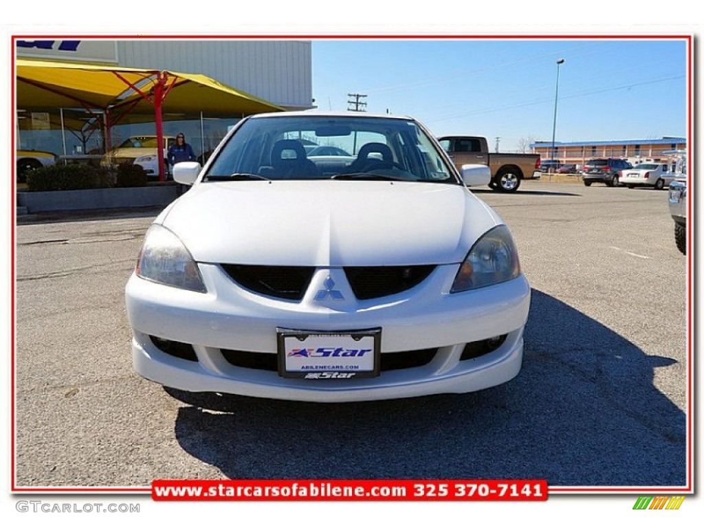 2004 Lancer RALLIART - Innsbruck White / Black/Red photo #11