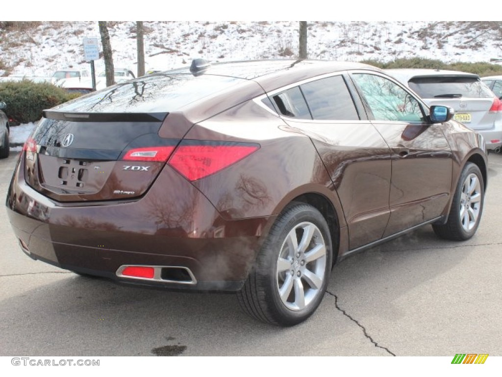 2011 ZDX Technology SH-AWD - Ionized Bronze Metallic / Umber photo #5