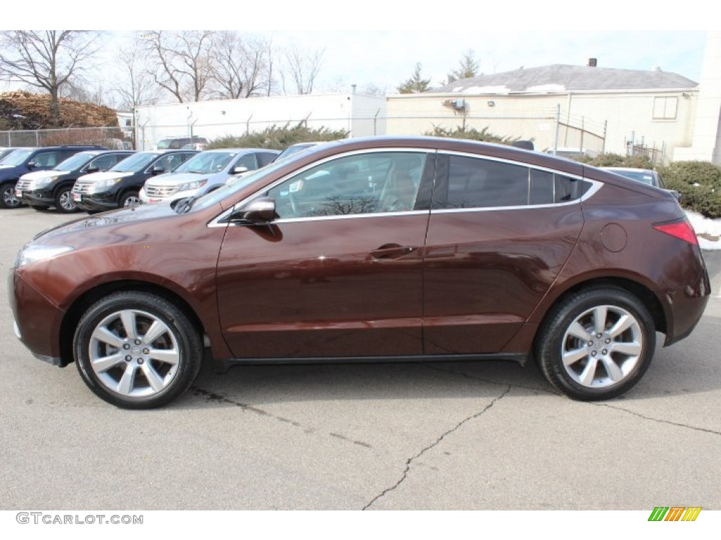 Ionized Bronze Metallic 2011 Acura ZDX Technology SH-AWD Exterior Photo #77174668