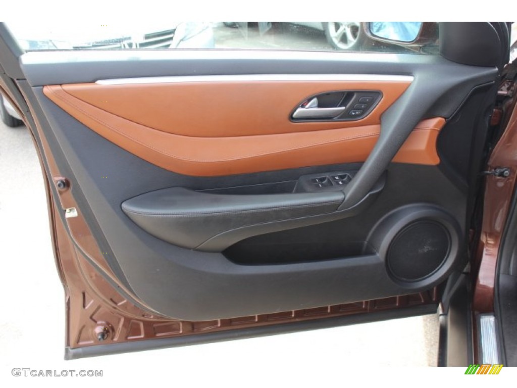 2011 Acura ZDX Technology SH-AWD Umber Door Panel Photo #77174696