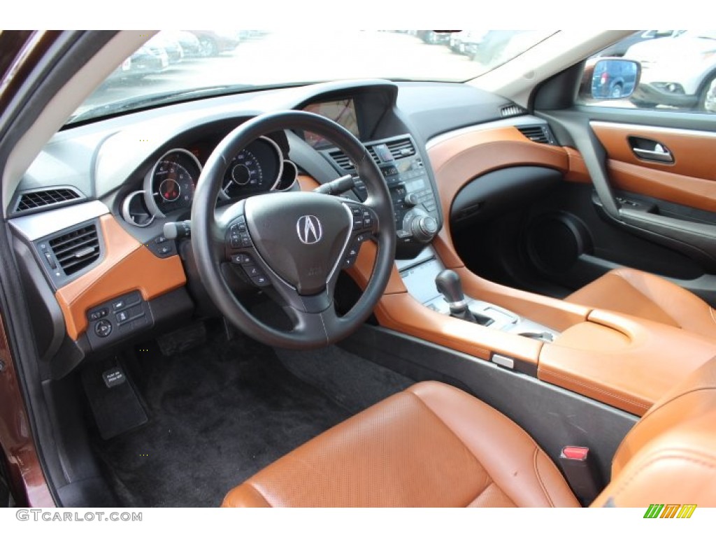 Umber Interior 2011 Acura ZDX Technology SH-AWD Photo #77174718