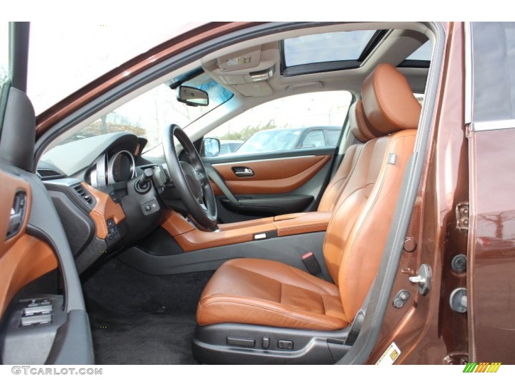 Umber Interior 2011 Acura ZDX Technology SH-AWD Photo #77174749