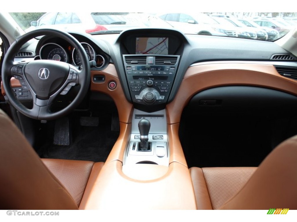 2011 Acura ZDX Technology SH-AWD Umber Dashboard Photo #77174770