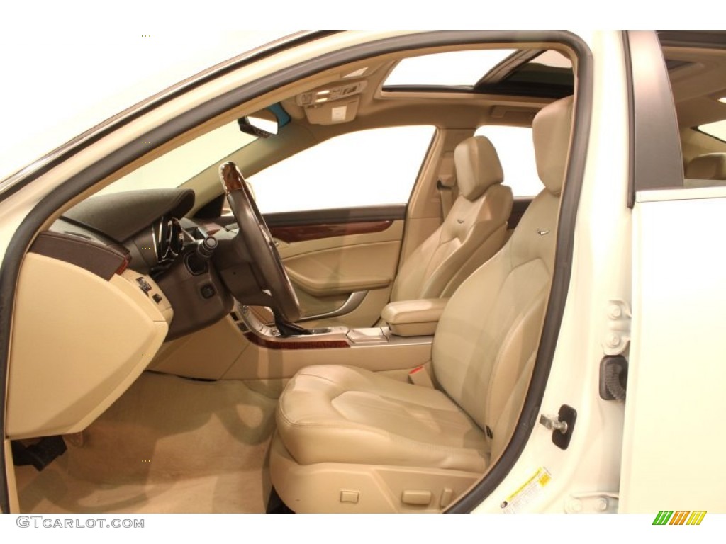 Cashmere/Cocoa Interior 2008 Cadillac CTS 4 AWD Sedan Photo #77174818