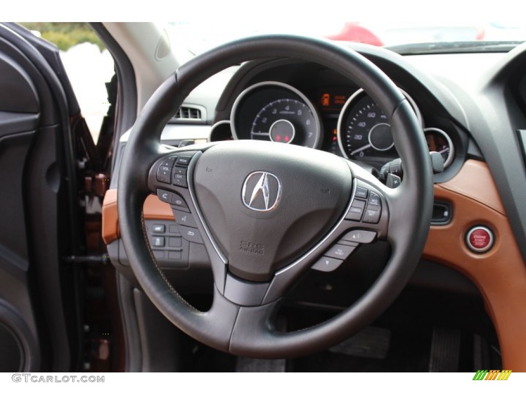 2011 Acura ZDX Technology SH-AWD Steering Wheel Photos