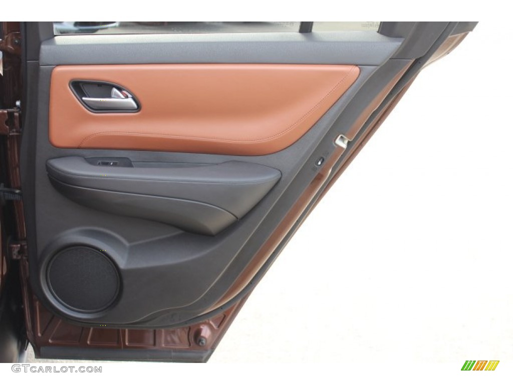 2011 Acura ZDX Technology SH-AWD Umber Door Panel Photo #77175002