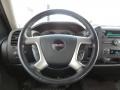 Ebony 2010 GMC Sierra 1500 SLE Crew Cab Steering Wheel