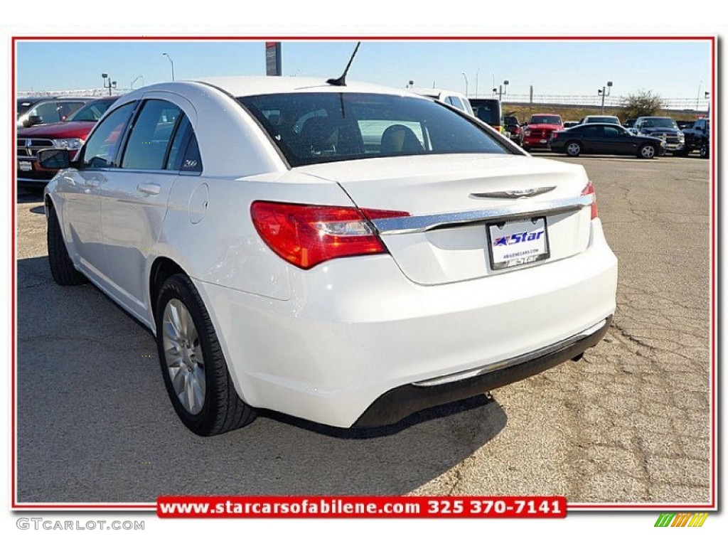 2012 200 LX Sedan - Bright White / Black photo #3