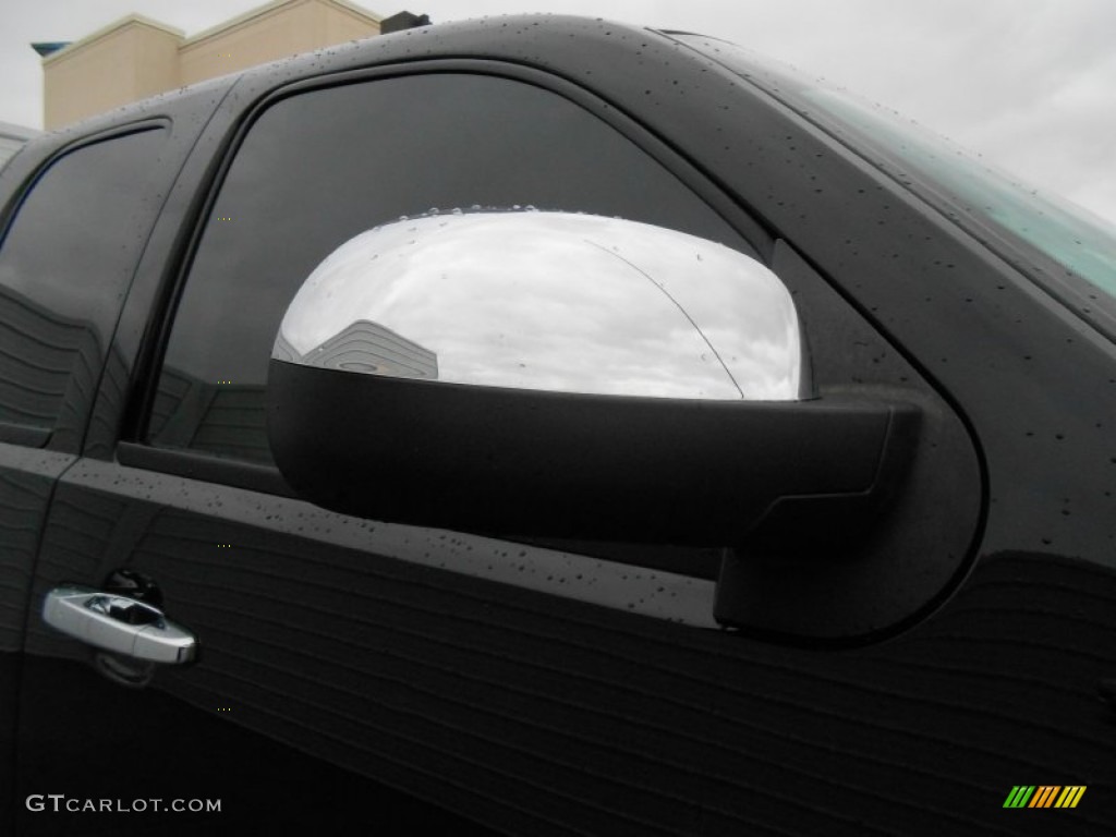 2009 Silverado 1500 LT Extended Cab - Black / Light Cashmere photo #16