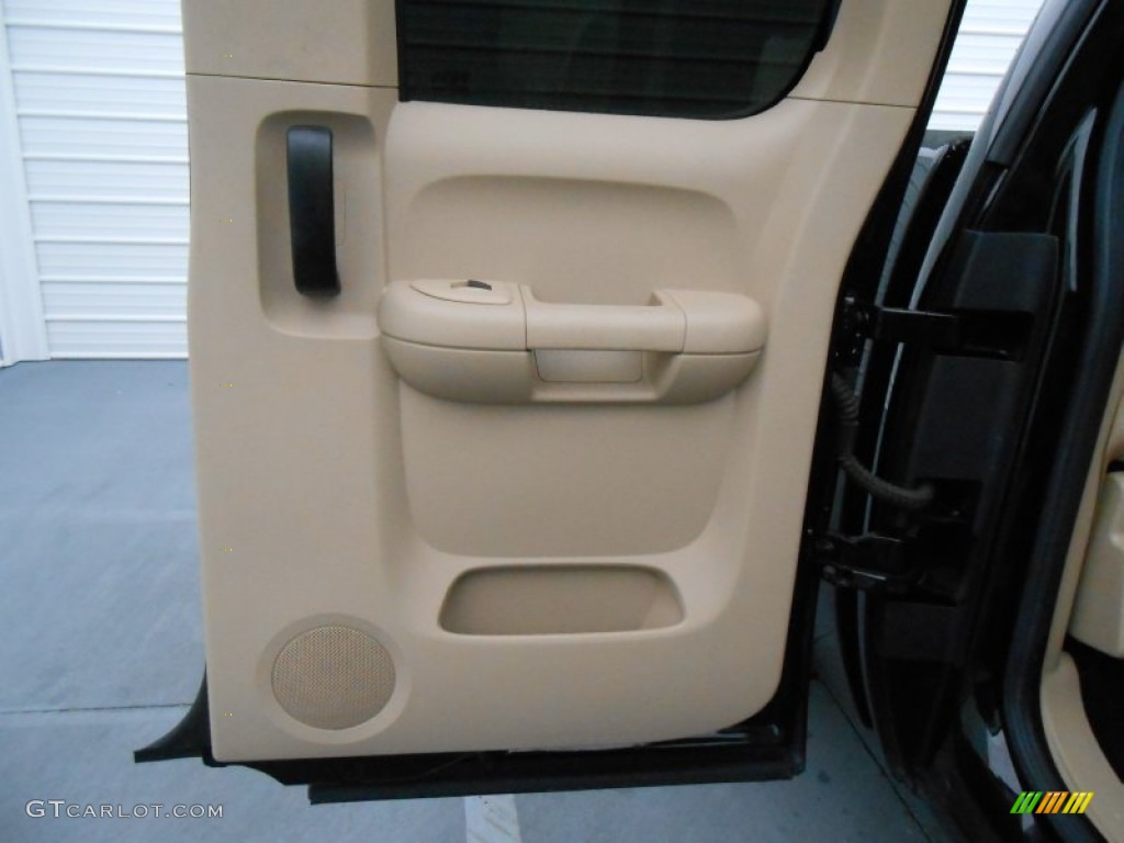 2009 Silverado 1500 LT Extended Cab - Black / Light Cashmere photo #25