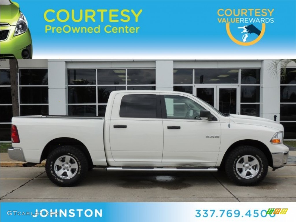 2009 Ram 1500 SLT Crew Cab 4x4 - Stone White / Dark Slate/Medium Graystone photo #1