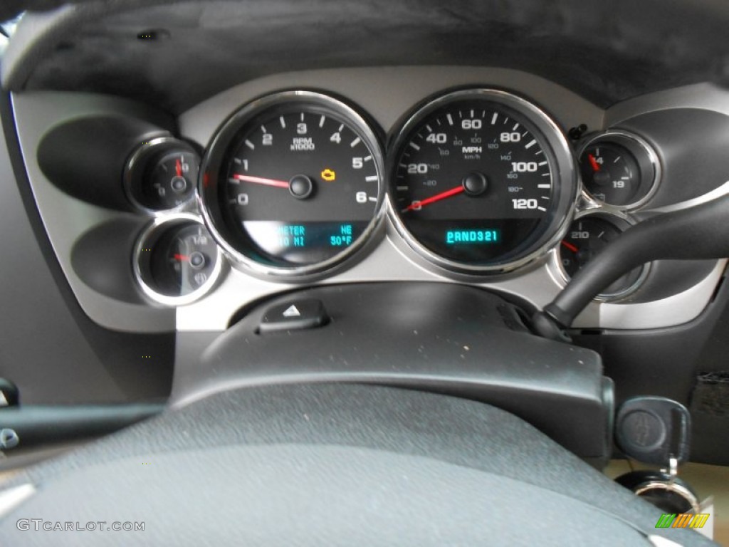 2009 Silverado 1500 LT Extended Cab - Black / Light Cashmere photo #41