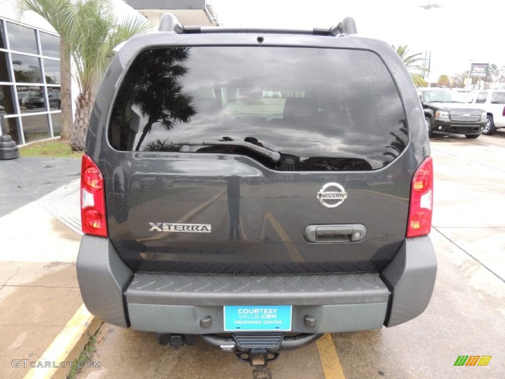 2008 Xterra S - Night Armor Dark Gray / Steel/Graphite photo #3